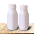 360ml white french square glass bottle for milk